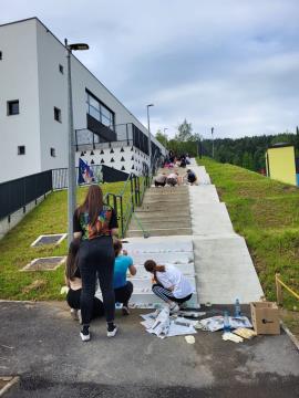 Sodelovanje občina gimnazija Ravne - Likovne delavnice (8)